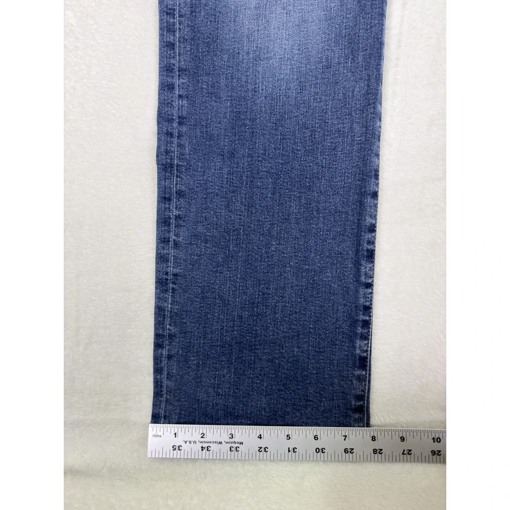 Fidelity Denim Jeans Mens 33x31 Blue Straight Slim Jimmy Medium Wash Stretch